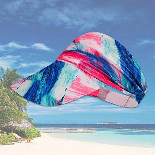 Fuwahahah Gorra de béisbol unisex vacía, degradado colorido, de secado rápido