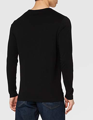 G-STAR RAW Boxed Straight Fit Camiseta, Negro (Dk Black 336-6484), XXL para Hombre