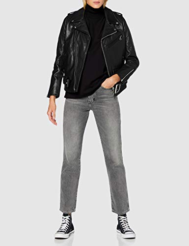 G-STAR RAW Carrn Loose Funnel Camiseta, dk Negro B771-6484, Medium para Mujer