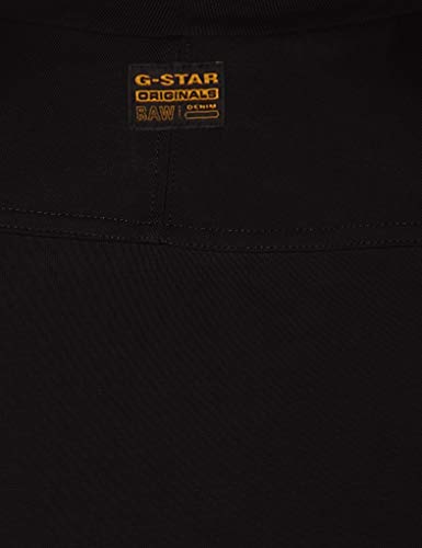 G-STAR RAW Carrn Loose Funnel Camiseta, dk Negro B771-6484, Medium para Mujer