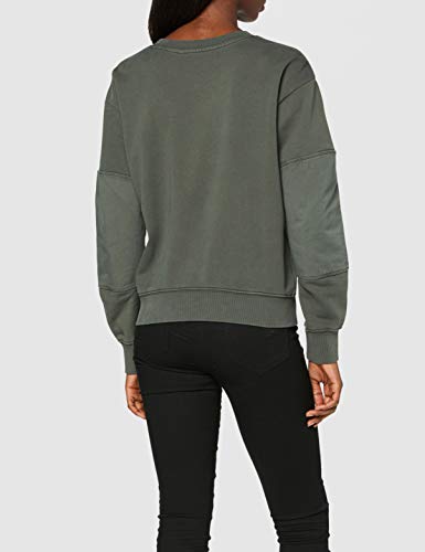 G-STAR RAW Earth Beetle Sudadera, Gris (Faded Balsam A983), Medium para Mujer