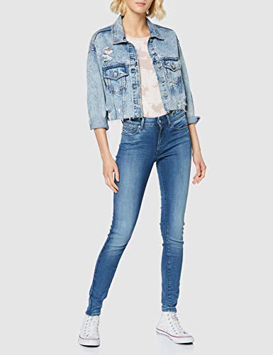 G-STAR RAW Gyre Straight Fit Camiseta, Multicolor (Lt Bleach Pink/Dk Gingeao C224-b343), M para Mujer