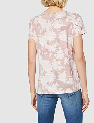 G-STAR RAW Gyre Straight Fit Camiseta, Multicolor (Lt Bleach Pink/Dk Gingeao C224-b343), M para Mujer