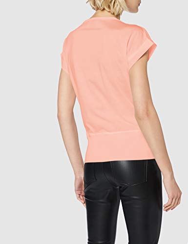 G-STAR RAW Noxer Boat Straight Camiseta, Rosa (Pink Orchid C109-b215), S para Mujer