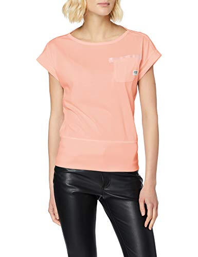 G-STAR RAW Noxer Boat Straight Camiseta, Rosa (Pink Orchid C109-b215), S para Mujer