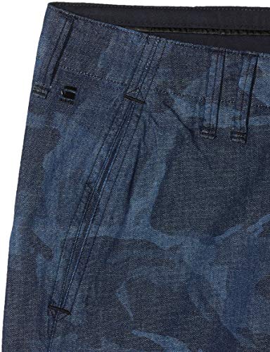 G-STAR RAW Vetar Slim Pantalones Cortos, Multicolor (Rinsed/Milk Ao C155-6120), W32 para Hombre