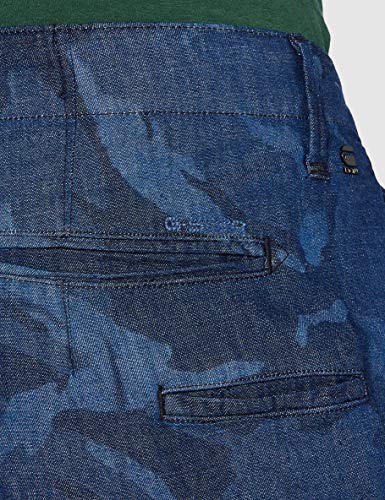 G-STAR RAW Vetar Slim Pantalones Cortos, Multicolor (Rinsed/Milk Ao C155-6120), W32 para Hombre