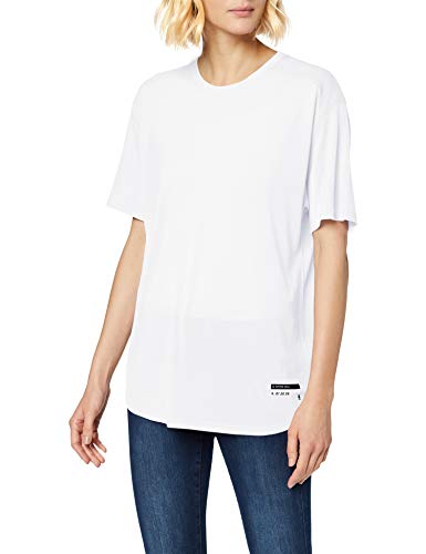 G-STAR RAW Weir Utility Loose Camiseta, Beige (Milk 9297-111), S para Mujer