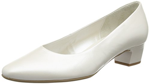 Gabor Company - Zapatos de tacón para mujer, color blano, talla 38 (talla fabricante: 5 UK)