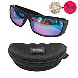 Gafas Daltónicas De Rojo/Verde Material De La PC Fotograma Completo Gafas Correctivas Mejorar La Resolución Trastorno De La Visión Del Color Enviar Gafas Caso Macho/femenino