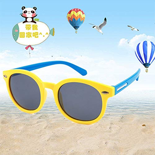 Gafas De Sol Redondas Para Niños Gafas De Sol Polarizadas Gafas De Sol De Silicona Para Niños Flecha Redonda Polarizado Sol Naranja Marco Leche Blanco Pie Polarizador