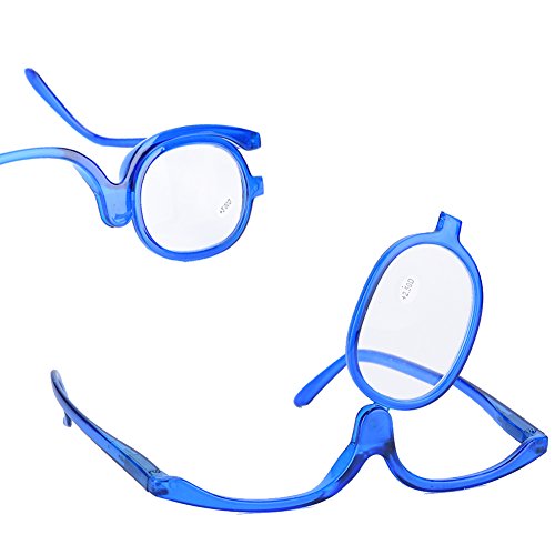 Gafas, lentes de maquillaje, lentes de aumento de ojos, lentes giratorios de lente única, herramientas esenciales de maquillaje femenino(#2)