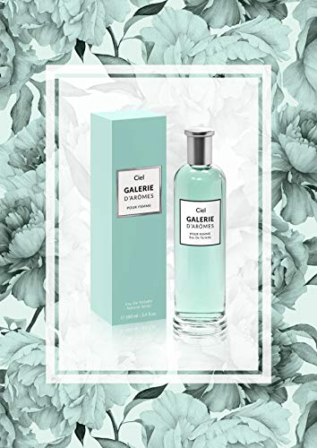 Galerie d'Aromes Ciel Eau de Toilette para mujer 100 ml (3.4 FL.oz) Vaporisateur/Spray, fragancia floral oriental para ella