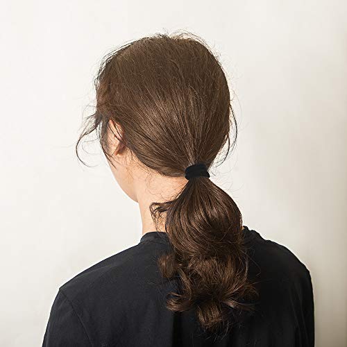 Ganchos de cola de caballo, Yucool 24Pcs Bandas elásticas Clips para peinar el cabello + 12pcs Bandas de goma negra para Lady Women Girls-Totally 36 Pack