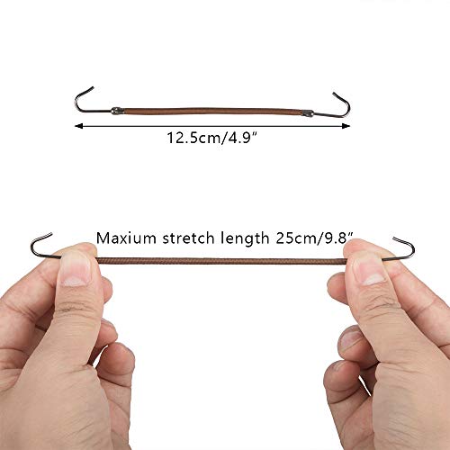 Ganchos de cola de caballo, Yucool 24Pcs Bandas elásticas Clips para peinar el cabello + 12pcs Bandas de goma negra para Lady Women Girls-Totally 36 Pack