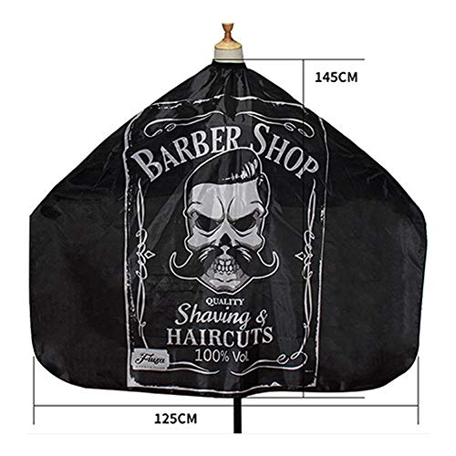 GAOYI Traje de peluquería profesional a prueba de agua, material liviano ripstop y protección de larga duración, adecuado para barberías y salones de belleza, de larga duración.