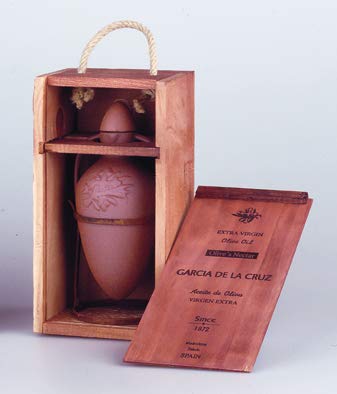 García de la Cruz - Aceite de Oliva Virgen Extra Envase Cerámico Artesanal Ánfora - 500 ml