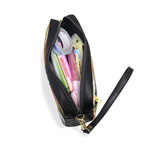 Garden Nature - Estuche para lápices de gran capacidad, duradero, para estudiantes, papelería, maquillaje, neceser para cosméticos, para niñas, niños, mujeres, adultos y adolescentes