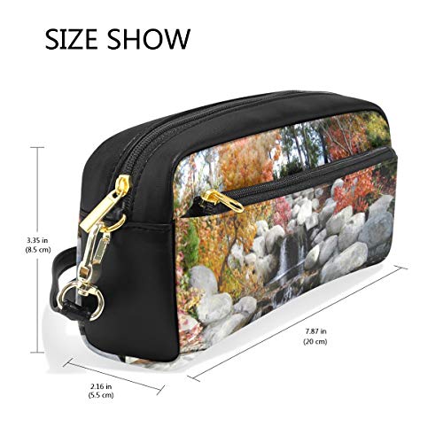 Garden Nature - Estuche para lápices de gran capacidad, duradero, para estudiantes, papelería, maquillaje, neceser para cosméticos, para niñas, niños, mujeres, adultos y adolescentes