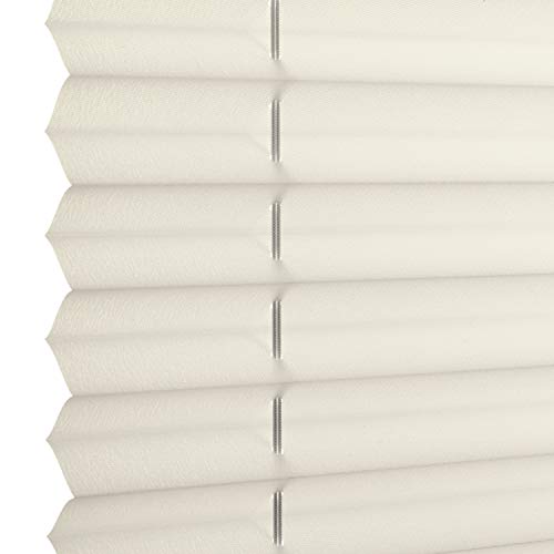 Gardinia Solo-Estor Plisado con ventosas, Enrollable Opaco, Todas Las Piezas de Montaje, 2 rieles de Aluminio, Color Crema, 90 x 130 cm (Ancho x Alto), Beige