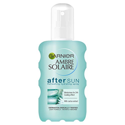 Garnier Ambre Solaire After Sun Calmante y Loción Hidratante con Aloe Vera natural derivado 200ml