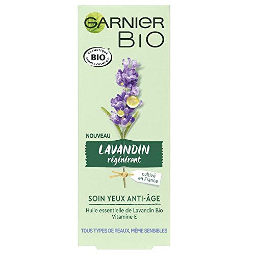 Garnier Bio Cuidado de Ojos Antienvejecimiento, Lavandin Regenerador – 15 ml