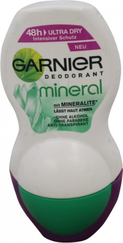 Garnier Deo Roll-On 50ml Mineral Ultra For Woman / Deoroller / Anti Transpirant / Mit belebendem Duft