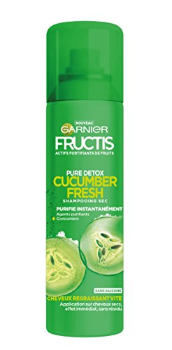 Garnier Fructis Champú en seco Pure Detox de pepino fresco, 150 ml