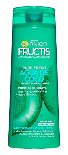 Garnier Fructis Champú Pure Fresh Agua de Coco - 360 ml