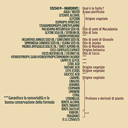 Garnier Fructis Hair Food - Máscara 3 en 1 con fórmula vegana, 390 ml Macadamia