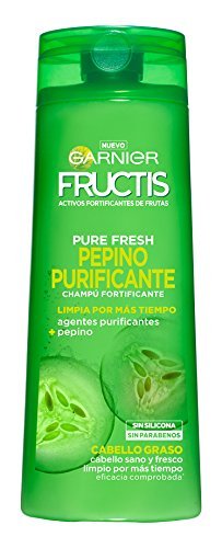 Garnier Fructis Pure Fresh Pepino Purificante Champú Pelo Graso - 360 ml