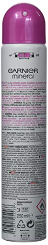 Garnier Mineral Invisible Desodorante en spray, 250 ml, paquete de 6