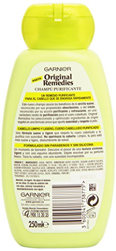 Garnier Original Remedies Arcilla Suave y Limón champú para pelo graso - 250 ml