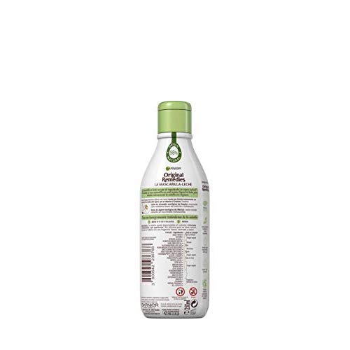 Garnier Original Remedies, La Mascarilla - Leche, Almendra Nutritiva para Pelo Falto de Hidratación - Pack de 3 x 250 ml