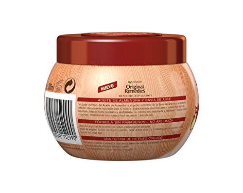 Garnier Original Remedies Remedio de Arce Mascarilla capilar para pelo muy dañado - 300 ml