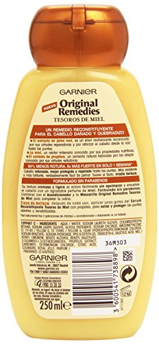 Garnier Original Remedies Tesoros Miel Champú - Total: 250 ml