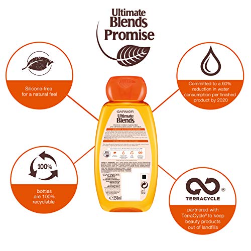 Garnier Original Remedies Ultimate Blends,Champú suave para niños con albaricoque, 250 ml, pack de 6