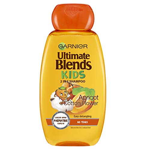 Garnier Original Remedies Ultimate Blends,Champú suave para niños con albaricoque, 250 ml, pack de 6