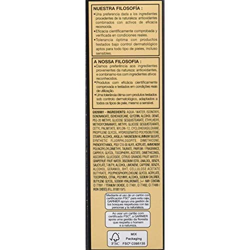 Garnier Skin Active BB Cream Clásica Perfeccionador Prodigioso para Pieles Normales, Tono Claro SPF15 con Vitamina C - 50 ml