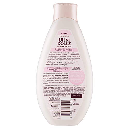 Garnier - Ultradolce baño 500 ml. avena crema jabones y cosméticos