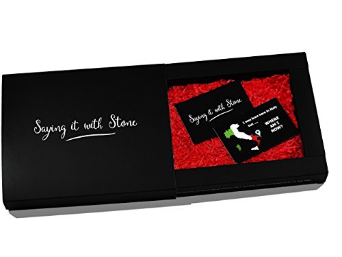 Gato Estirado de Piedra Hecho a Mano - Símbolo de Paciencia, Espíritu de Aventura, Curiosidad e Independencia - Caja de Regalo y Tarjeta de Mensaje - Cumpleaños Aniversario Felicitaciones Cat