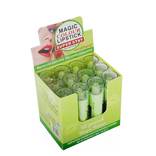 Gazechimp 12pcs Pintalabios Pluma de Labios Mágico Cambio de Temperatura Color Humedad Brillo Rosa