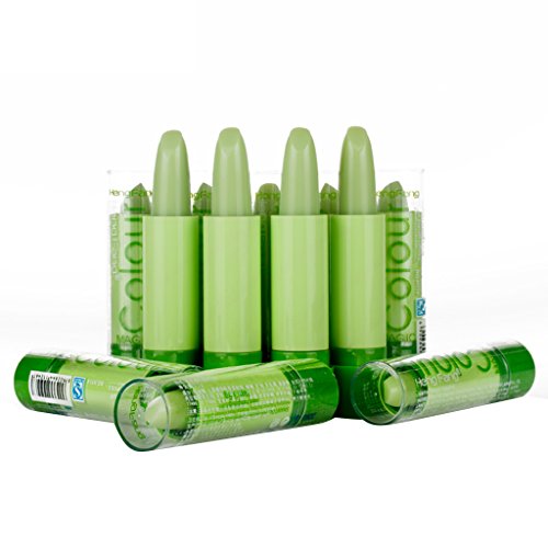 Gazechimp 3 Pedazos Lápiz Labial Mágico Cambio de Temperatura Color Humedad Labio Brillo Palo