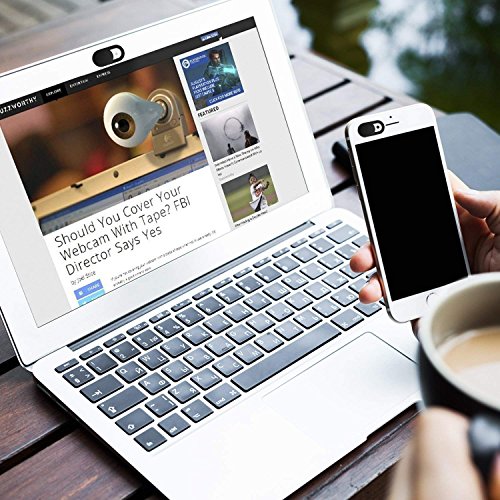 GEARGO Webcam Cover Tapa Webcam Ultra Delgada 0.7mm Cubierta de la Cámara Web para Macbook Pro, iPad, Smartphones, Ordenador, Evita ser Grabados y espiados Protege su Privacidad y Seguridad (3 Pack)