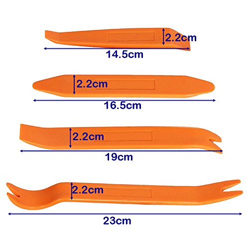 Gebildet Universal 12 Piezas Nuevo Tablero del Clip de la Puerta del Coche Tablero de Instrumentos Audio desmontaje Kits Instalador Pry Herramienta