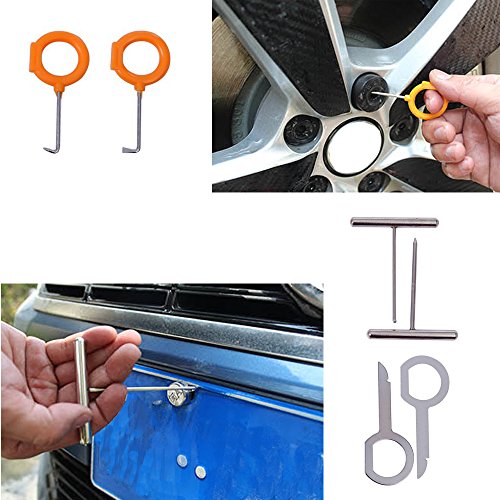 Gebildet Universal 12 Piezas Nuevo Tablero del Clip de la Puerta del Coche Tablero de Instrumentos Audio desmontaje Kits Instalador Pry Herramienta