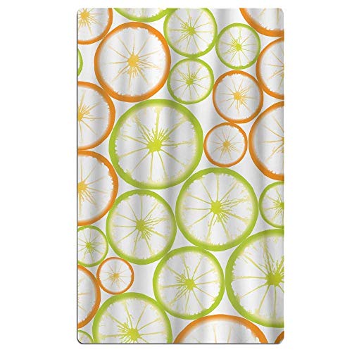 Gebrb Toallas de baño, Unisex Beach Towel, Bath Towel Fruit Lemon Orange Slices Creative Design Soft Beach Towel 31"x 51" Towel with Unique Design