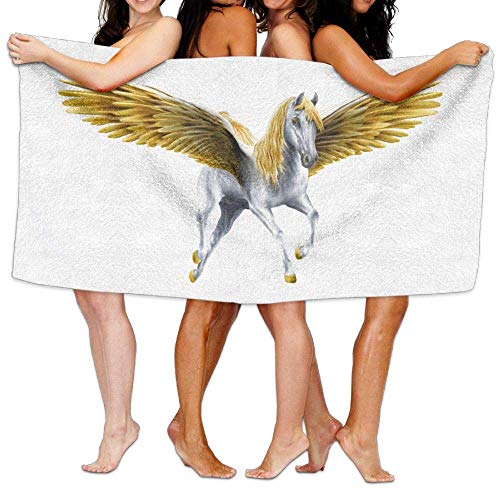 Gebrb Toallas de baño, Unisex Beach Towel, Women's Bath Towel Wrap - Pegasus Travel Waffle SPA Beach Towel Wrap for Women