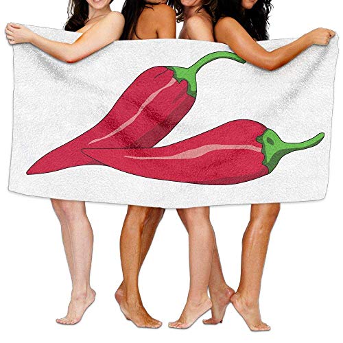 Gebrb Toallas de baño, Unisex Beach Towel, Women's Bath Towel Wrap - Pepper Travel Waffle SPA Beach Towel Wrap for Women