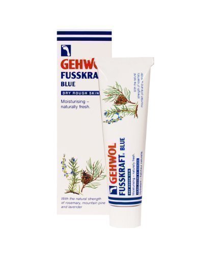Gehwol Fusskraft Blue Foot Cream - Rich Emollient Cream for Dry Rough Skin --- 75ml